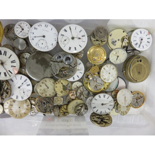 190 - Box of Watch parts