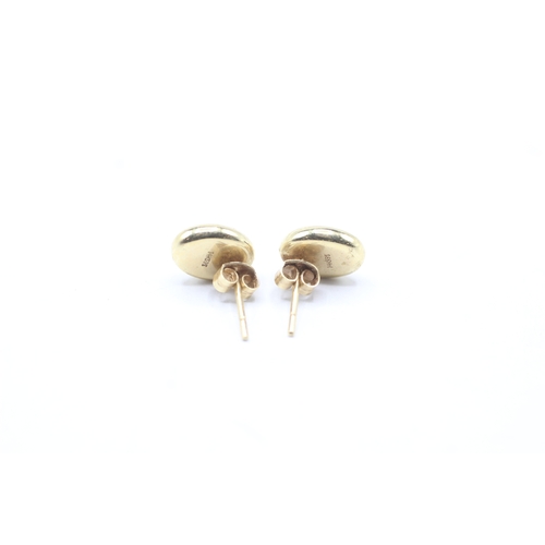 170 - 14ct gold opal stud earrings (1.2g)