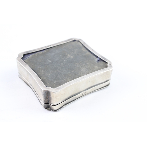 347 - Antique Edwardian 1910 Birmingham Sterling Silver Jewellery Box (138g)