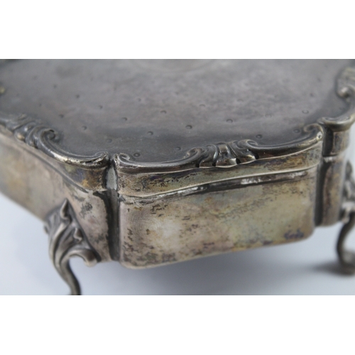 351 - Antique Hallmarked 1911 Birmingham Sterling Silver Jewellery Box (193g)