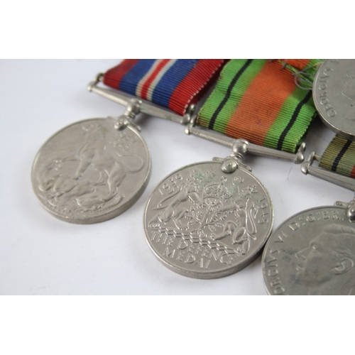 370 - Mounted WW2-ERII Police Long Service Medal Pairs Inc War Defence Police Sergt x3