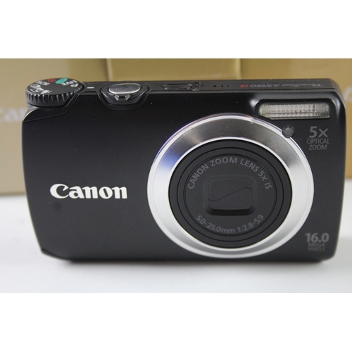 400 - Canon Powershot A3350 IS Digital Compact Camera Working w/ 5x Canon Zoom Lens