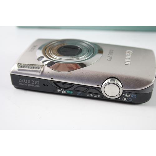 401 - Canon IXUS 210 Digital Compact Camera Working w/ Canon 5x Optical IS Zoom Lens