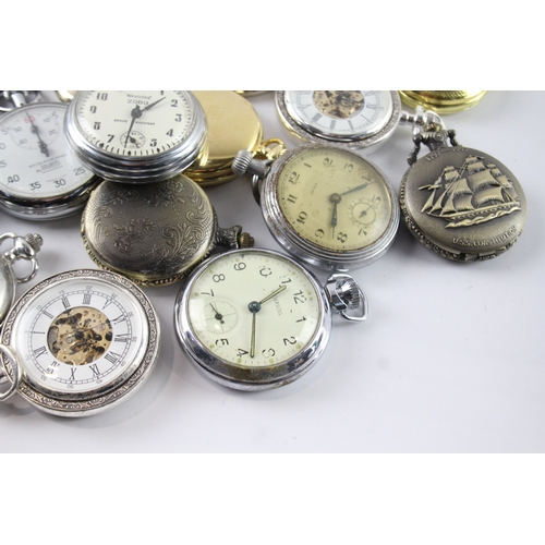 415 - Job Lot Assorted Vintage/Modern Pocket Watches Mechanical/ Quartz UNTESTED