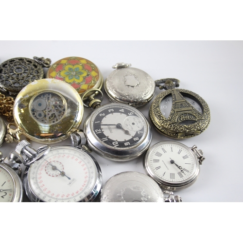 418 - Job Lot Assorted Vintage/Modern Pocket Watches Mechanical/ Quartz UNTESTED