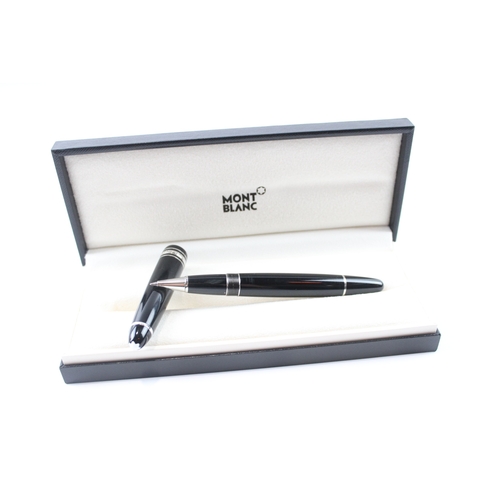 450 - Montblanc Meisterstuck Black Rollerball Pen In Original Box IC2507650