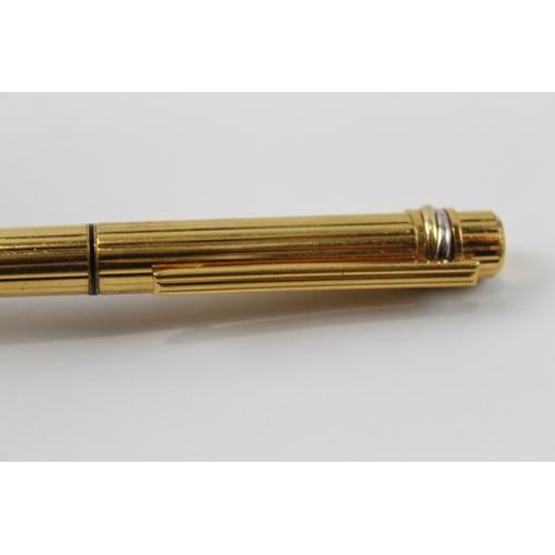 452 - Vintage Must De CARTIER Gold Plated Rollerball Pen - 493197