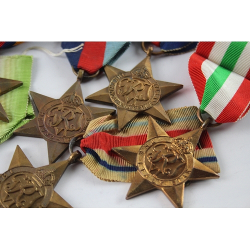 372 - WW2 Medals Inc Atlantic, Africa, France & Germany Stars, Etc x 8