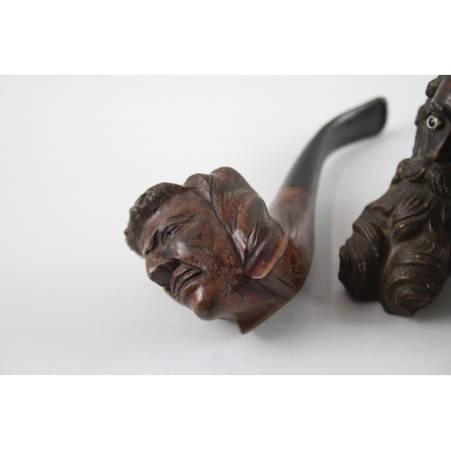 386 - Antique Pipes Inc Clay, Cambier, Paris, Jupiter x 3