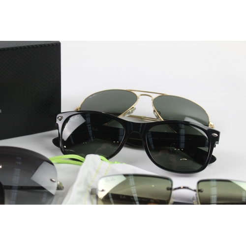 402 - Collection of Designer Rayban Sunglasses Inc Cased x 5