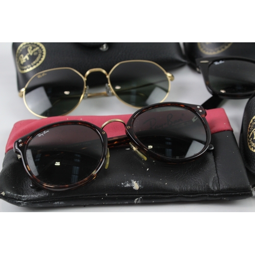 404 - Collection of Designer Rayban Sunglasses Inc Cases  x 5