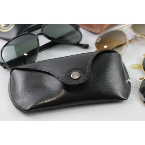 405 - Collection of Designer Rayban Sunglasses Inc Cased x 5