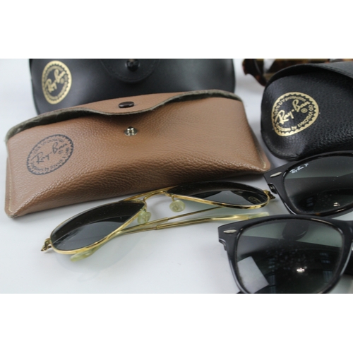 406 - Collection of Designer Rayban Sunglasses Inc Cased x 5