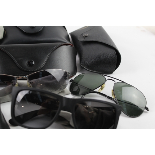 409 - Collection of Designer Rayban Sunglasses Inc Cases  x 5