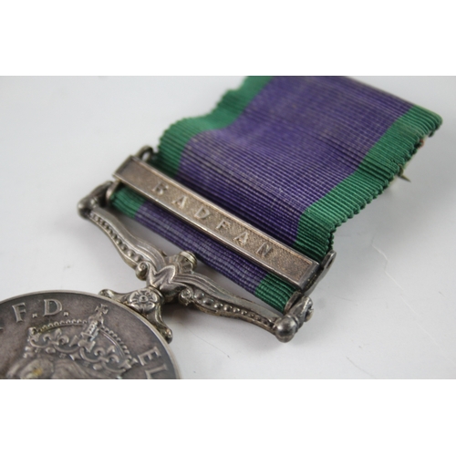 372 - ERII CSM Radfan Medal Royal Marine RM21703 A.R Scott Mne RM