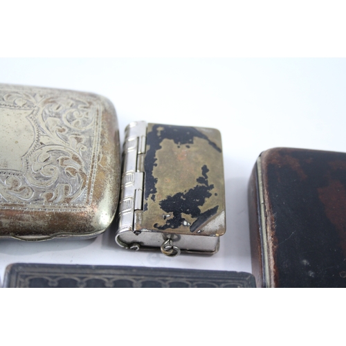 388 - Cigarette Cases, Vesta, Snuff Box Tobacciana Collectables