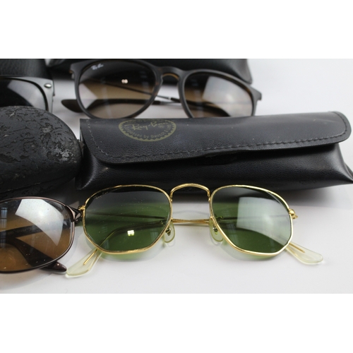 407 - Rayban Designer Sunglasses Glasses Assorted Inc Cases x 5