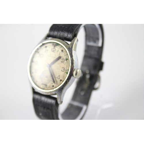 416 - Men's Vintage Moeris ATP Military Issue Watch Hand-Wind WATCH RUNS