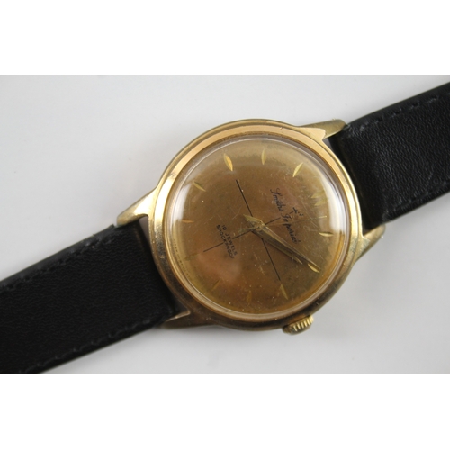 420 - Men's Vintage Smiths Imperial Gold Tone Watch Hand-Wind WATCH RUNS