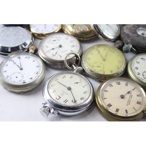 425 - Job Lot Assorted Vintage/Modern Pocket Watches Mechanical/ Quartz UNTESTED