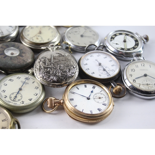 425 - Job Lot Assorted Vintage/Modern Pocket Watches Mechanical/ Quartz UNTESTED