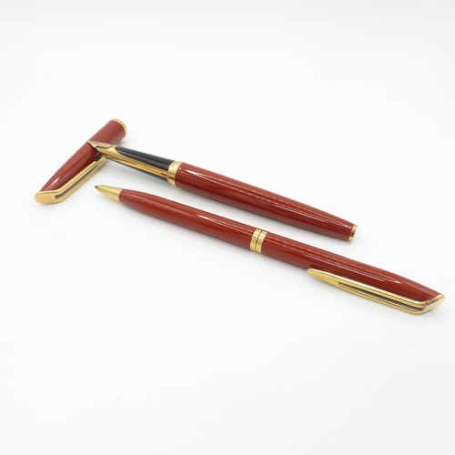 Waterman fountain and ballpoint pen set