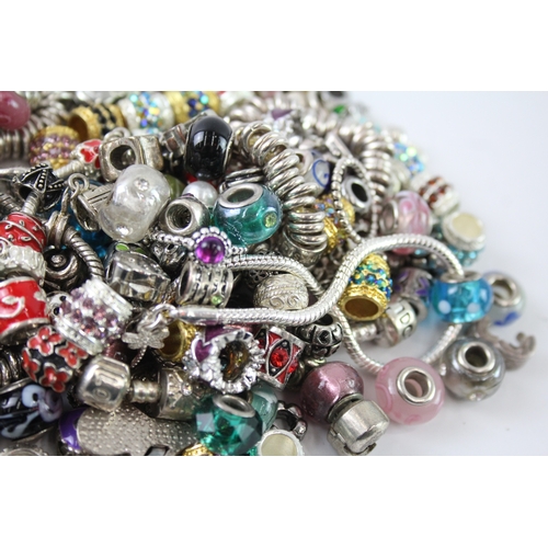 309 - Assortment of Fashion Jewellery inc. Charms, Bracelets, Necklaces 1043g