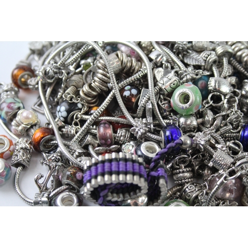 314 - Assortment of Fashion Jewellery inc. Charms, Bracelets 1007g