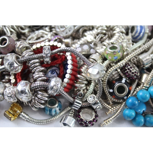 316 - Assortment of Fashion Jewellery inc. Charms, Gemstone, Bracelets 1015g