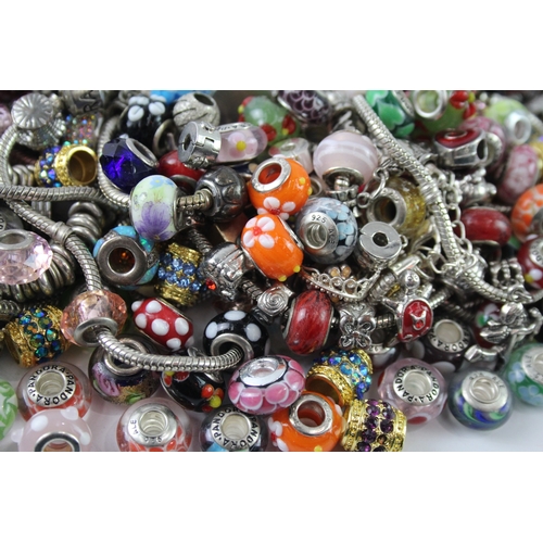 317 - Assortment of Fashion Jewellery inc. Charms, Bracelets, Necklaces 1008g