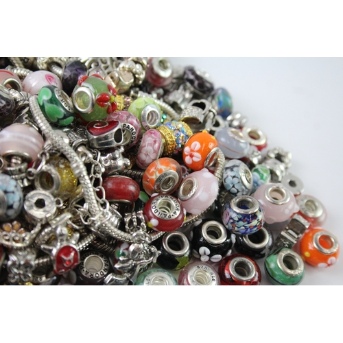 317 - Assortment of Fashion Jewellery inc. Charms, Bracelets, Necklaces 1008g