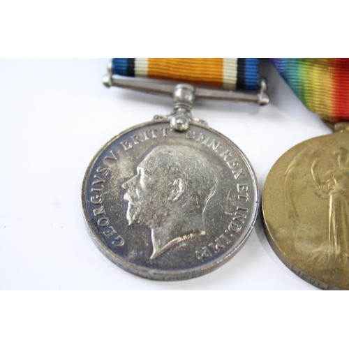 371 - WW1 Mounted Officers Medal Pair Lieut F.D.V Thursby