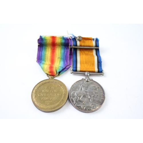 371 - WW1 Mounted Officers Medal Pair Lieut F.D.V Thursby