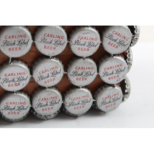 402 - ROGER SAUL x MULBERRY 'Carling' Black Label 'Bottletop' Bag