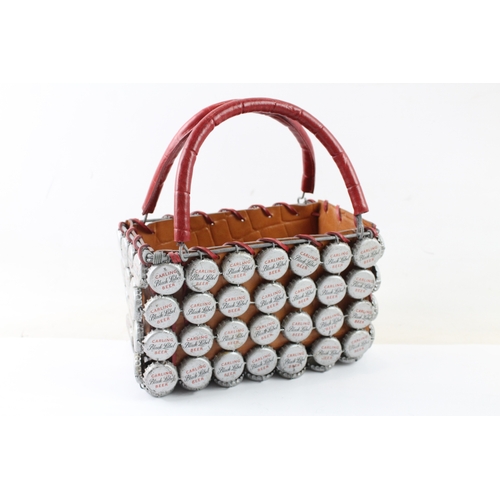 402 - ROGER SAUL x MULBERRY 'Carling' Black Label 'Bottletop' Bag