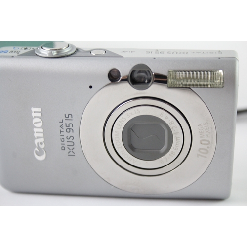 431 - Canon IXUS 95 IS Digital Compact Camera Working w/ Canon 3x IS Zoom Lens