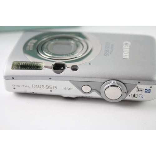 431 - Canon IXUS 95 IS Digital Compact Camera Working w/ Canon 3x IS Zoom Lens