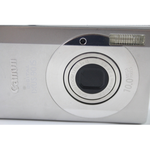 448 - Canon Ixus 90 IS Digital Compact Camera Working w/ 3x Optical Zoom