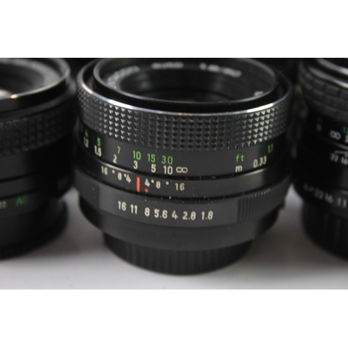 451 - Manual Camera Lenses Inc Sigma, Helios & Pentacon Etc Mechanically Working x 4