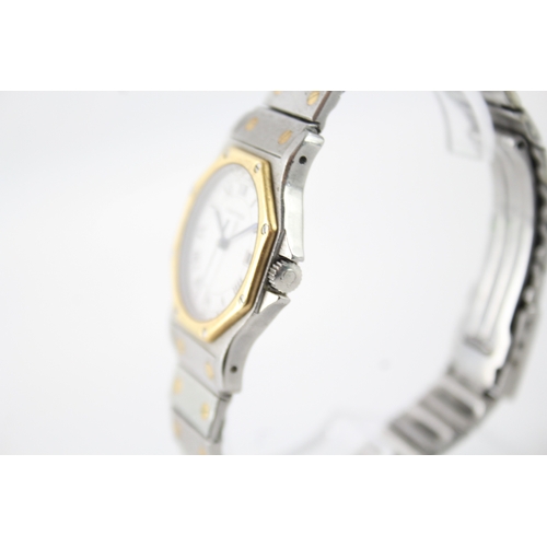 459 - Cartier Santos Octagon Watch Quartz Spares/Repairs