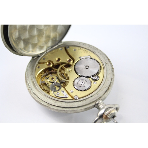 471 - Zenith Paris Grand Prix Open Face Pocket Watch Hand-Wind WATCH RUNS