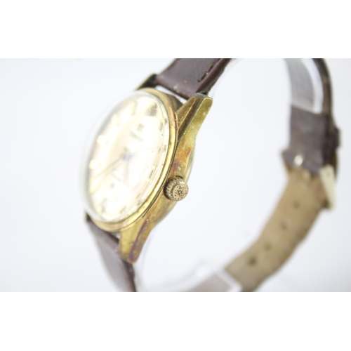 478 - Vintage Tissot Seastar Gold Tone Watch Automatic WATCH RUNS