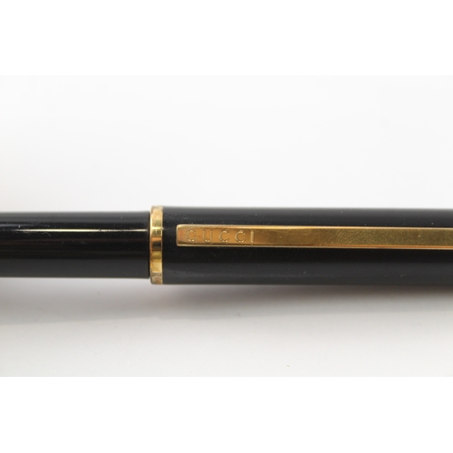 494 - GUCCI Black Lacquer & Gold Plated Pencil - Untested