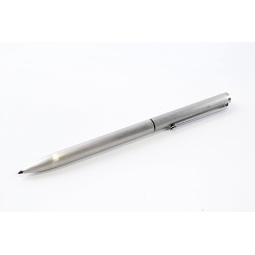 497 - Montblanc Slimline Brushed Steel Ballpoint Pen / Biro WRITING