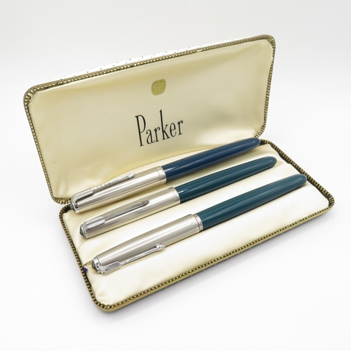 500 - Parker 51 Pen Set in Box