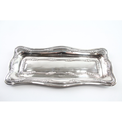 314 - Antique Edwardian 1909 Sheffield Sterling Silver Ladies Vanity Tray (114g)