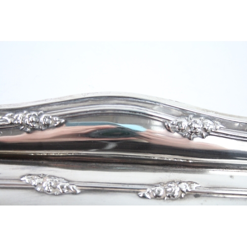 314 - Antique Edwardian 1909 Sheffield Sterling Silver Ladies Vanity Tray (114g)