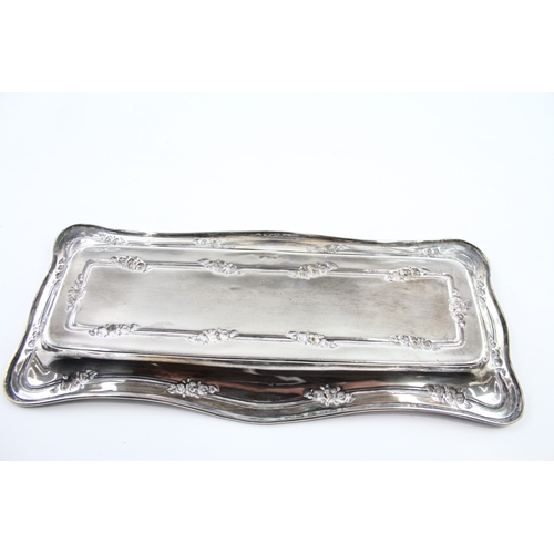 314 - Antique Edwardian 1909 Sheffield Sterling Silver Ladies Vanity Tray (114g)