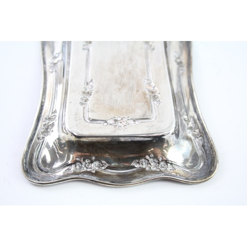 314 - Antique Edwardian 1909 Sheffield Sterling Silver Ladies Vanity Tray (114g)