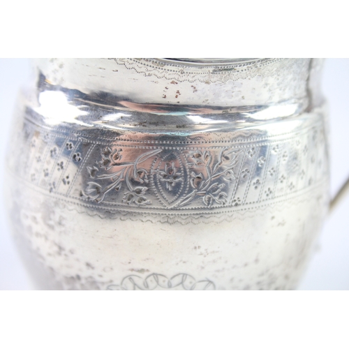 331 - Antique Georgian Hallmarked .925 Sterling Silver Cream Jug (104g)